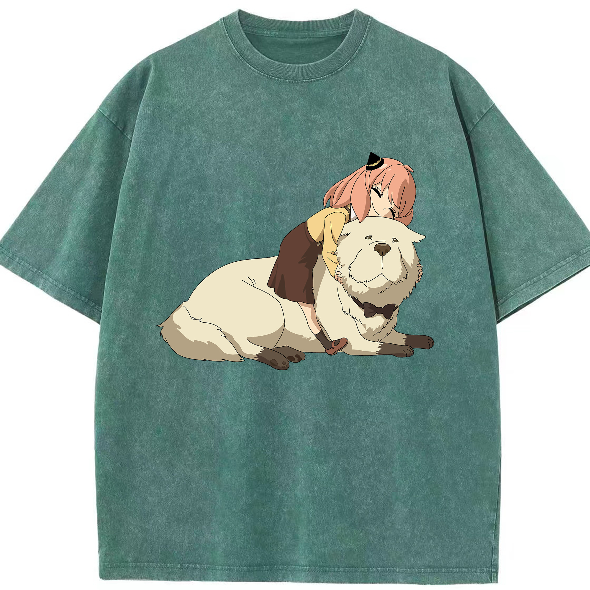 （画像用） SPY×FAMILY间谍家家酒 綿100% ヴィンテージ風 半袖Tシャツ（フロントプリント）